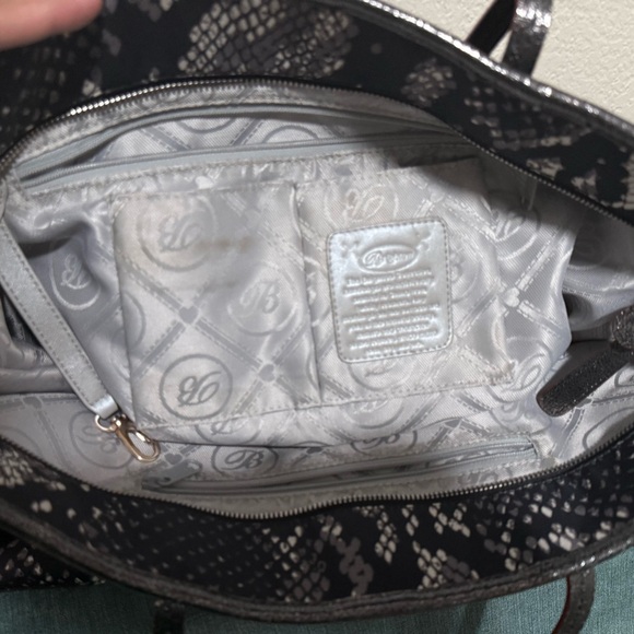 Brighton Snake Printed Nylon Tote - Picture 2 of 8